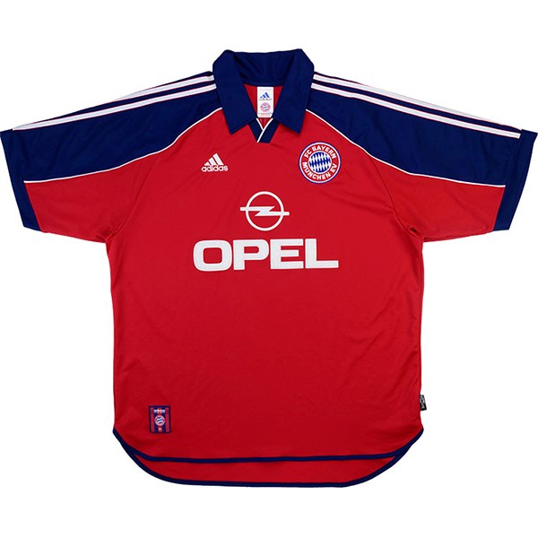 Camiseta Bayern Munich Primera equipación Retro 1999 2001 Rojo